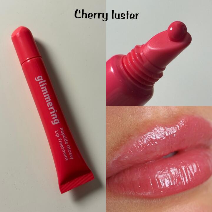 Peptide glossy lip treatment